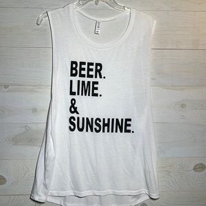 Beer Lime & Sunshine tank